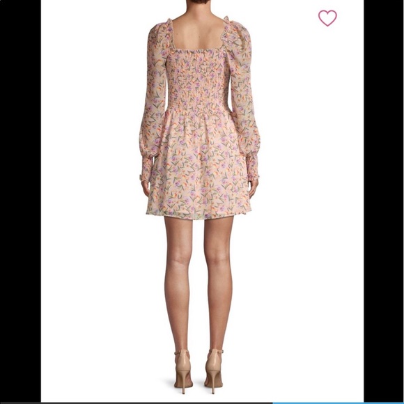 NWT light pink, floral dress - Picture 2 of 9